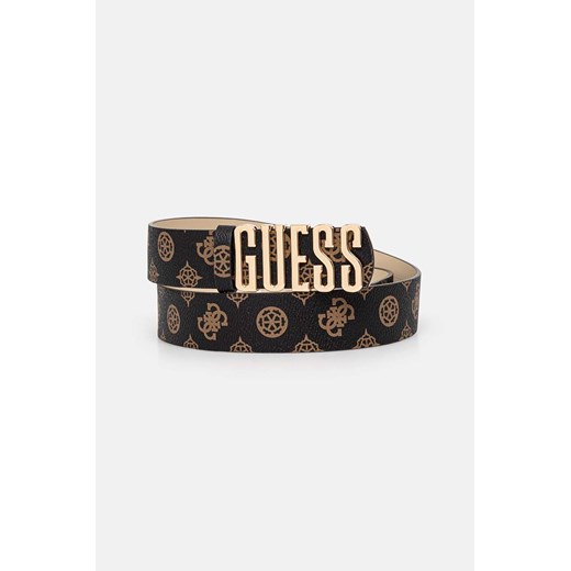 Guess pasek damski kolor czarny BW9173 P4435 ze sklepu ANSWEAR.com w kategorii Paski damskie - zdjęcie 174753728