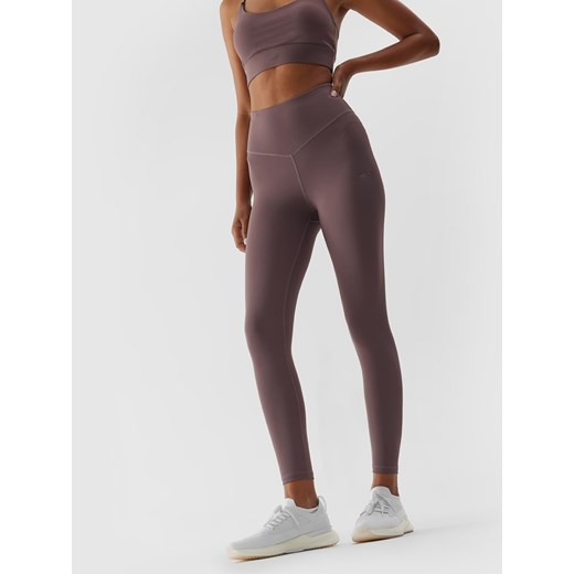 4F Legginsy sportowe w kolorze jasnobrązowym ze sklepu Limango Polska w kategorii Spodnie damskie - zdjęcie 174755516