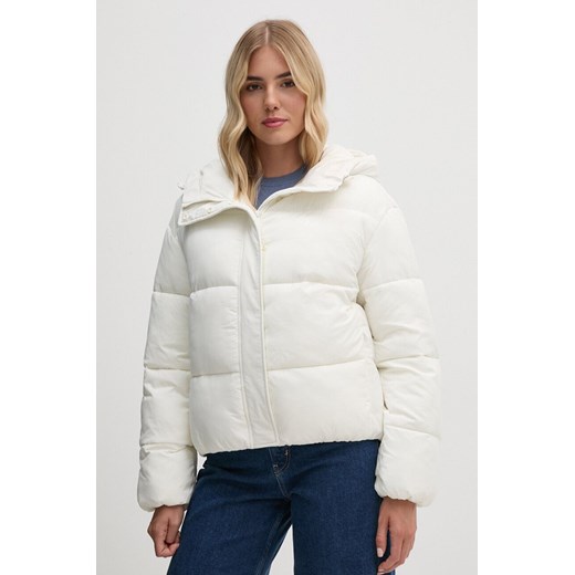Calvin Klein Jeans kurtka damska kolor biały zimowa J20J224112 ze sklepu ANSWEAR.com w kategorii Kurtki damskie - zdjęcie 174758556