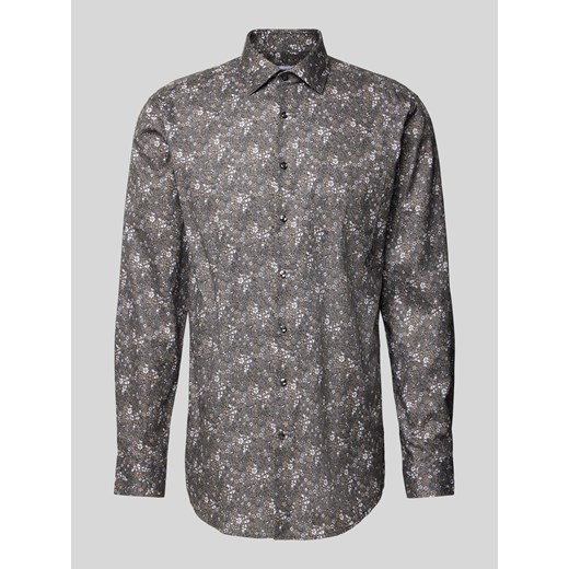 Koszula biznesowa o kroju regular fit z kołnierzykiem typu kent ze sklepu Peek&Cloppenburg  w kategorii Koszule męskie - zdjęcie 174758929