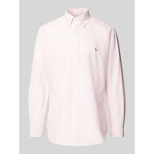 Koszula casualowa o kroju custom fit z kołnierzykiem typu button down ze sklepu Peek&Cloppenburg  w kategorii Koszule męskie - zdjęcie 174759199