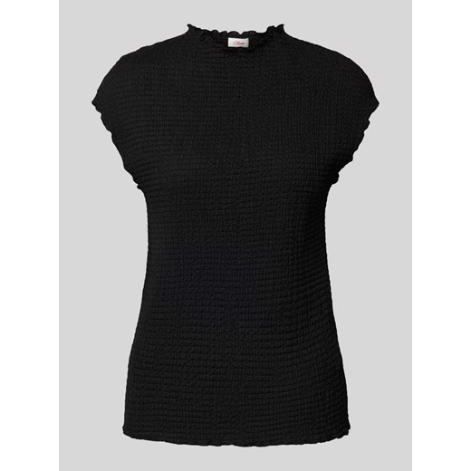 T-shirt o dopasowanym kroju z efektem marszczenia ze sklepu Peek&Cloppenburg  w kategorii Bluzki damskie - zdjęcie 174759326