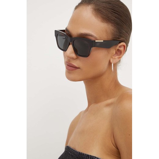 Burberry okulary przeciwsłoneczne damskie kolor brązowy 0BE4424 ze sklepu ANSWEAR.com w kategorii Okulary przeciwsłoneczne damskie - zdjęcie 174765007