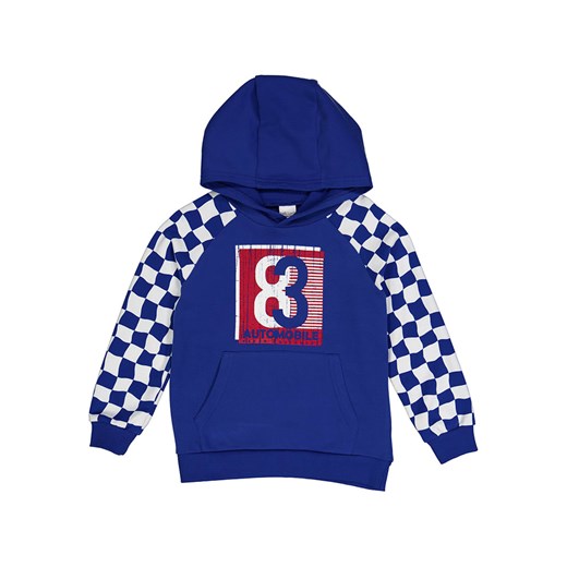 Fred´s World by GREEN COTTON Bluza &quot;Racing&quot; w kolorze niebiesko-białym ze sklepu Limango Polska w kategorii Bluzy chłopięce - zdjęcie 174770597