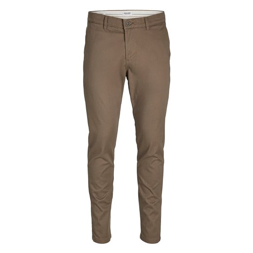 Jack &amp; Jones Spodnie chino w kolorze brązowym ze sklepu Limango Polska w kategorii Spodnie męskie - zdjęcie 174770699