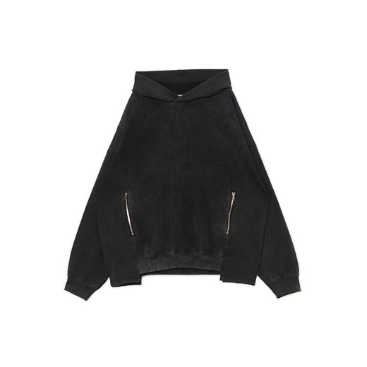 Cropp - Bluza z kapturem z dodatkowymi panelami - czarny ze sklepu Cropp w kategorii Bluzy męskie - zdjęcie 174770847