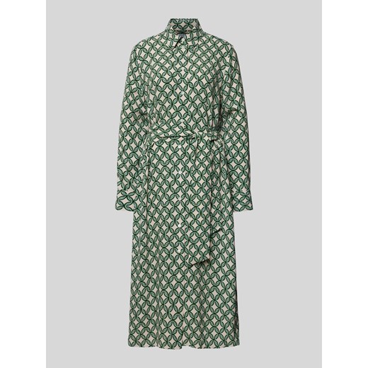 Sukienka midi z wiązanym paskiem ze sklepu Peek&Cloppenburg  w kategorii Sukienki - zdjęcie 174772468