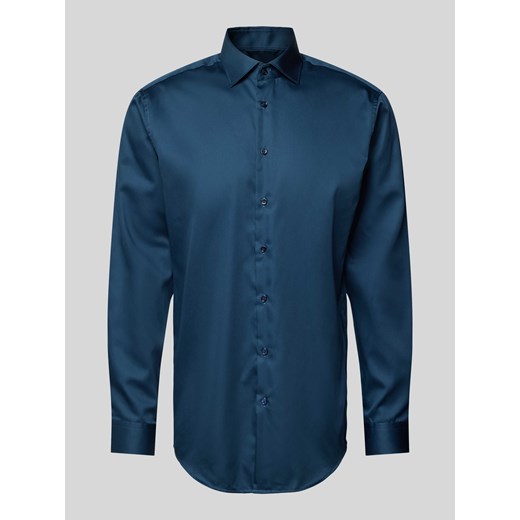 Koszula biznesowa o kroju regular fit z kołnierzykiem typu kent ze sklepu Peek&Cloppenburg  w kategorii Koszule męskie - zdjęcie 174775169