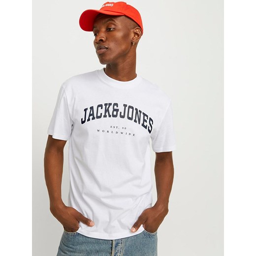 T-shirt męski Jack & Jones z krótkim rękawem na wiosnę 