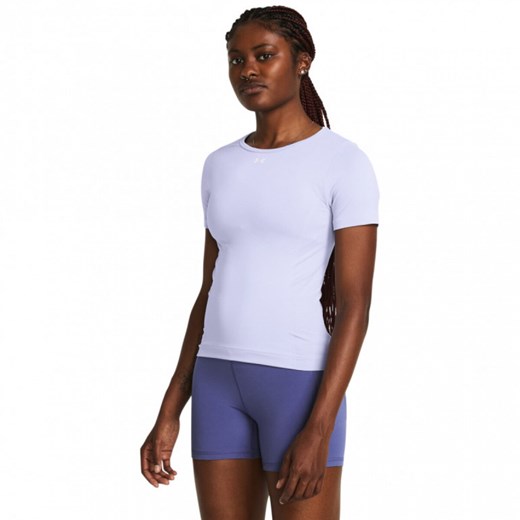 Damska koszulka treningowa Under Armour UA Vanish Seamless SS - fioletowa ze sklepu Sportstylestory.com w kategorii Bluzki damskie - zdjęcie 174777327