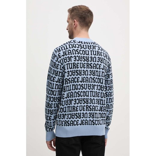 Sweter męski Versace Jeans wełniany na zimę