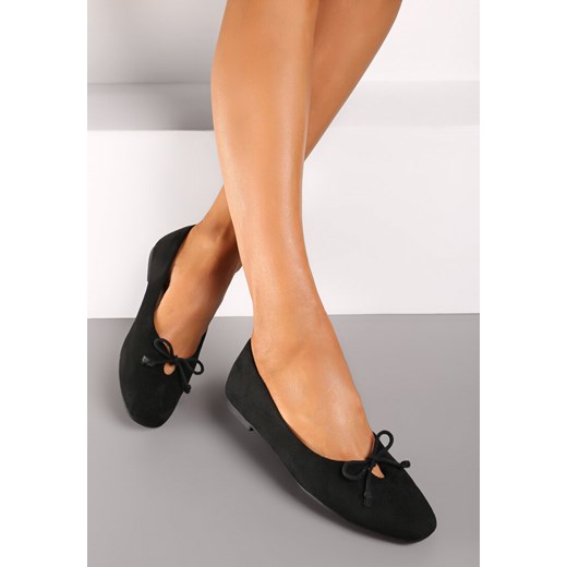 Balerinki Born2be casual płaskie bez zapięcia 
