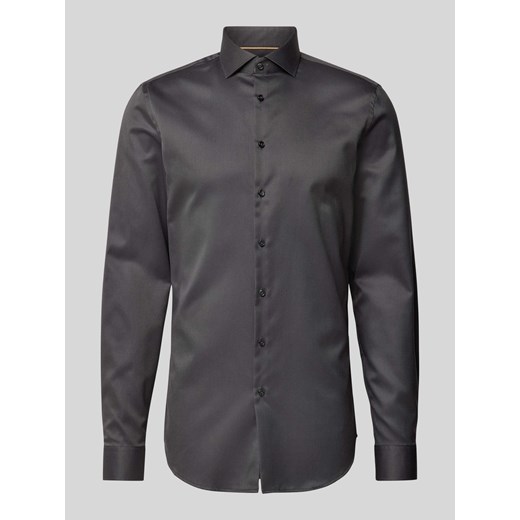 Koszula biznesowa o kroju slim fit z bardzo długim rękawem o jakości premium ze sklepu Peek&Cloppenburg  w kategorii Koszule męskie - zdjęcie 174784779