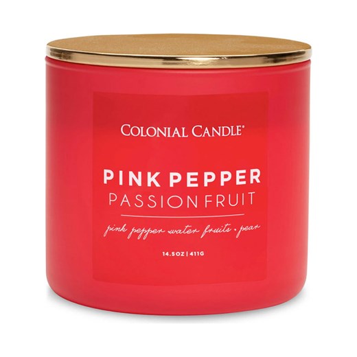 Colonial Candle Świeca zapachowa &quot;Pink Pepper Passionfruit&quot; - 411 g ze sklepu Limango Polska w kategorii Świece i dyfuzory - zdjęcie 174786827