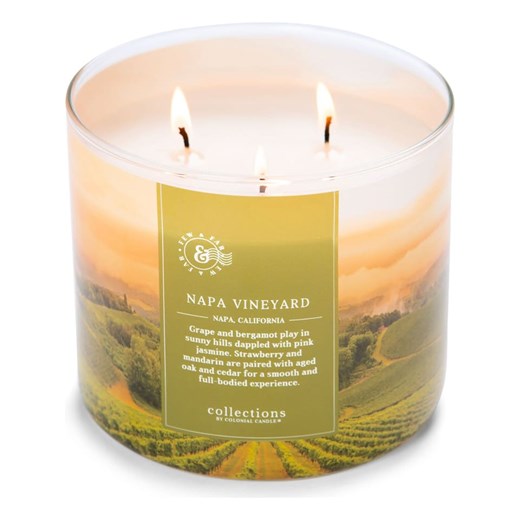 Colonial Candle Świeca zapachowa "Napa Vineyard" - 411 g Colonial Candle onesize okazyjna cena Limango Polska