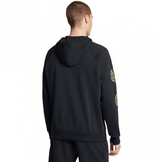 Męska bluza dresowa z kapturem Under Armour UA Rival Fleece Hbr Logo Hd - czarna ze sklepu Sportstylestory.com w kategorii Bluzy męskie - zdjęcie 174787067