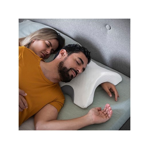 InnovaGoods Poduszka w kolorze białym pod kark - 36 x 12,5 x 30,5 cm Innovagoods onesize okazyjna cena Limango Polska