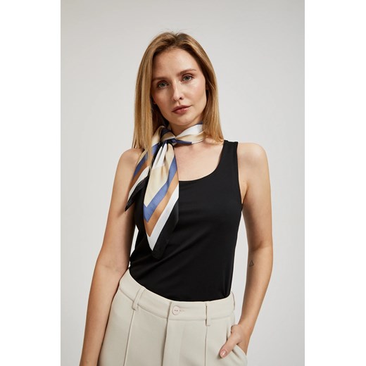 Gładki top czarny XL wyprzedaż Moodo.pl