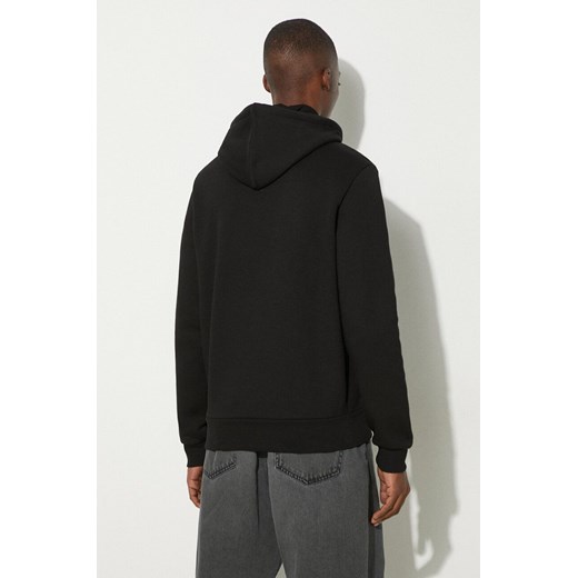 Lacoste bluza męska kolor czarny z kapturem gładka SH9623-031 Lacoste XXL PRM