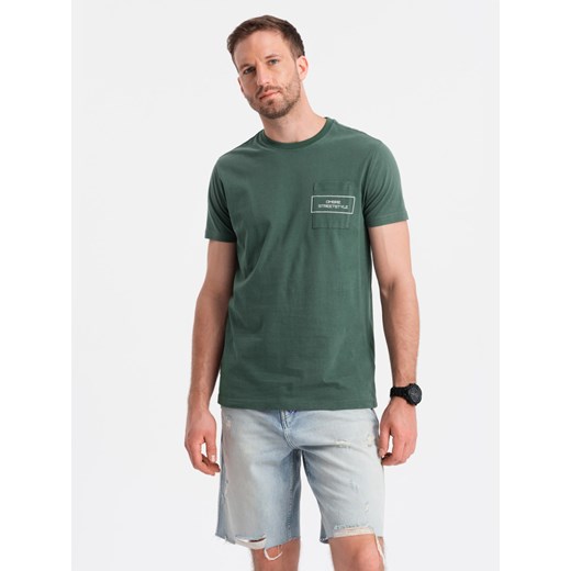 T-shirt męski Ombre z krótkim rękawem