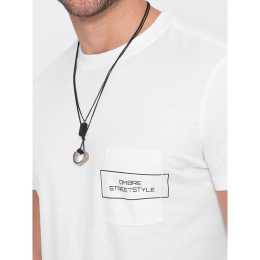 T-shirt męski Ombre z krótkim rękawem