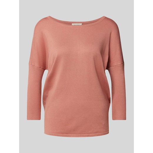 Sweter z dzianiny z okrągłym dekoltem model ‘JONE’ ze sklepu Peek&Cloppenburg  w kategorii Swetry damskie - zdjęcie 174800146