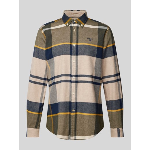 Koszula casualowa o kroju tailored fit z kołnierzykiem typu button down model ‘Iceloch’ ze sklepu Peek&Cloppenburg  w kategorii Koszule męskie - zdjęcie 174800189