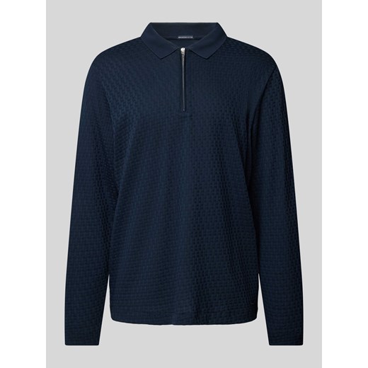 Koszulka polo z krótkim zamkiem błyskawicznym ze sklepu Peek&Cloppenburg  w kategorii T-shirty męskie - zdjęcie 174800275