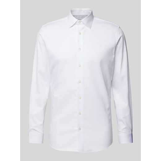 Koszula biznesowa o kroju slim fit z kołnierzykiem typu kent ze sklepu Peek&Cloppenburg  w kategorii Koszule męskie - zdjęcie 174800286