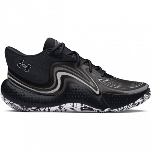 Buty do koszykówki uniseks Under Armour UA Spawn 6 Mid -  czarne ze sklepu Sportstylestory.com w kategorii Buty sportowe męskie - zdjęcie 174801417