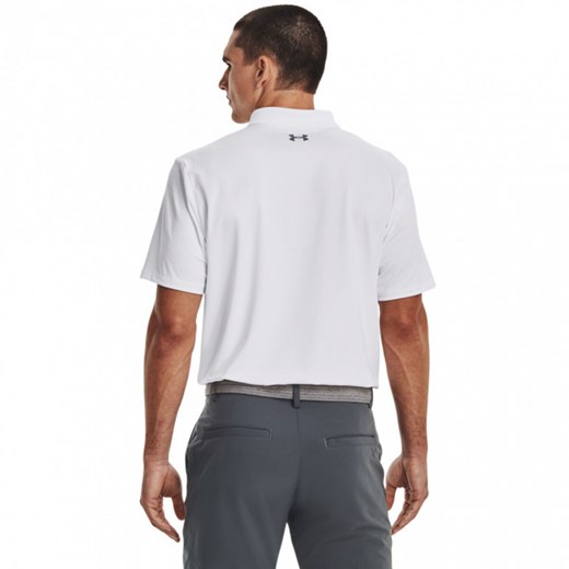 Męska koszulka polo Under Armour UA Matchplay Polo - biała ze sklepu Sportstylestory.com w kategorii T-shirty męskie - zdjęcie 174801479