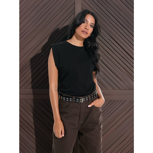 Sinsay - Crop top - czarny Sinsay L Sinsay