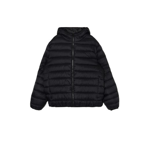 Cropp - Czarna pikowana kurtka basic - czarny ze sklepu Cropp w kategorii Kurtki męskie - zdjęcie 174802275