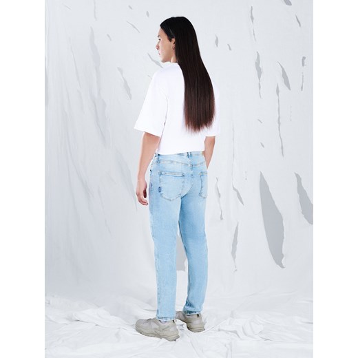 Cropp - Błękitne jeansy slim - niebieski Cropp 30/34 Cropp