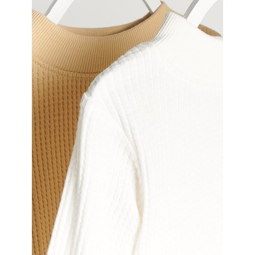 Reserved - Bawełniane body 2 pack - złamana biel Reserved 74 (6-9 m.) Reserved