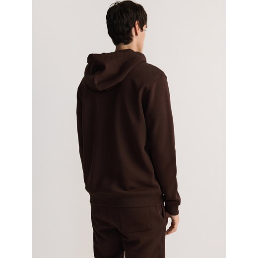 Reserved - Bluza z kapturem - ciemnobrązowy Reserved XXL Reserved