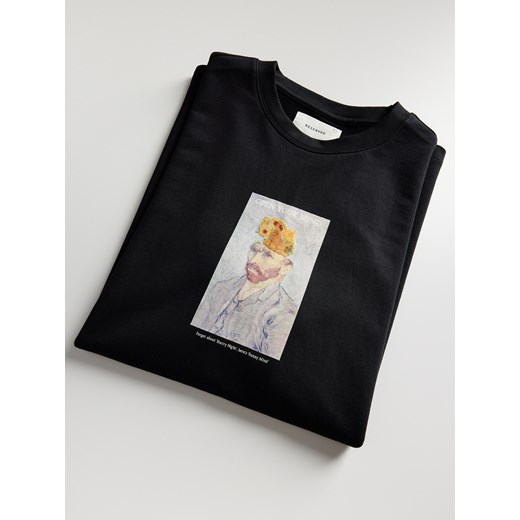 Reserved t-shirt męski z krótkimi rękawami 