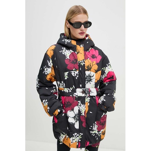 Moschino Jeans kurtka damska zimowa oversize A0610 8735 ze sklepu ANSWEAR.com w kategorii Kurtki damskie - zdjęcie 174805317