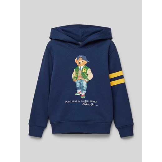 Bluza z kapturem z nadrukiem z motywem i logo ze sklepu Peek&Cloppenburg  w kategorii Bluzy chłopięce - zdjęcie 174806696