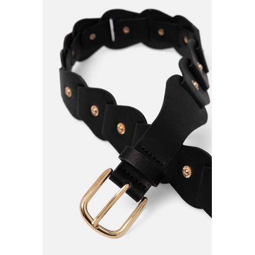 Morgan pasek 3VAGUE damski kolor czarny 3VAGUE Morgan 85 ANSWEAR.com