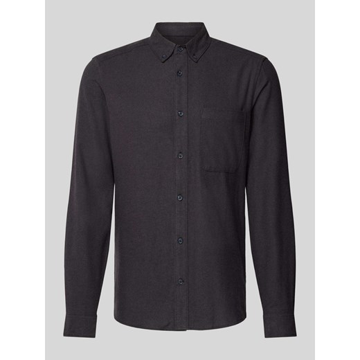 Koszula casualowa o kroju slim fit z kieszenią na piersi model ‘GUDMUND’ ze sklepu Peek&Cloppenburg  w kategorii Koszule męskie - zdjęcie 174810918