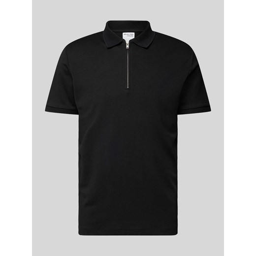 Koszulka polo z krótkim zamkiem błyskawicznym model ‘FAVE’ ze sklepu Peek&Cloppenburg  w kategorii T-shirty męskie - zdjęcie 174810975