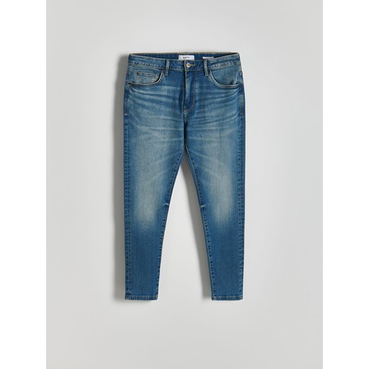Reserved - Jeansy carrot slim - indigo jeans Reserved 33 Reserved