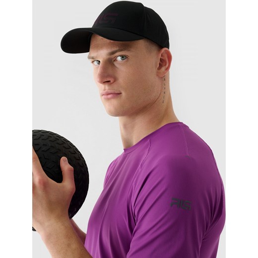 Męska czapka z daszkiem 4F x Robert Lewandowski RL9SAW24ACABM392 - czarna Rl9 L/XL Sportstylestory.com