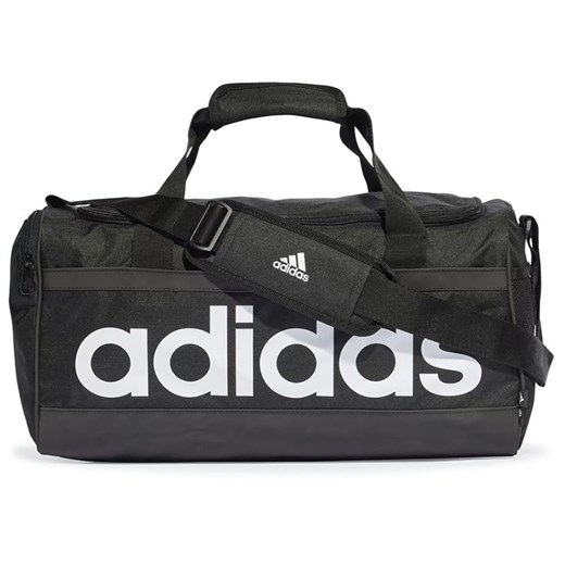 Torba adidas Sportswear Essentials Duffel Bag Medium HT4743 - czarna ze sklepu streetstyle24.pl w kategorii Torby sportowe - zdjęcie 174816016