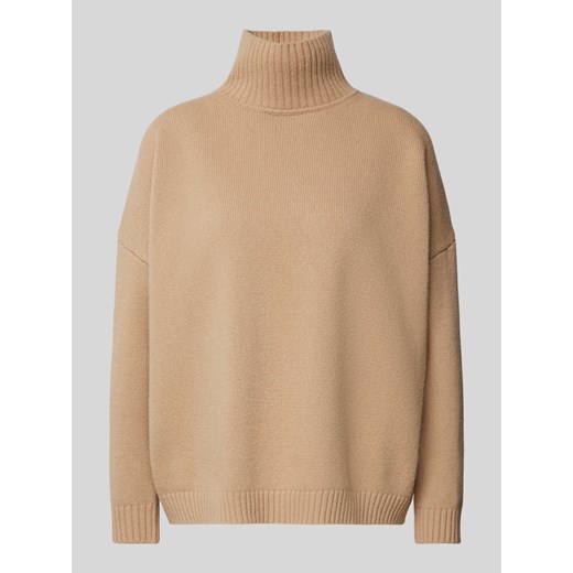Sweter z dzianiny ze stójką model ‘BORGIA’ ze sklepu Peek&Cloppenburg  w kategorii Swetry damskie - zdjęcie 174817707