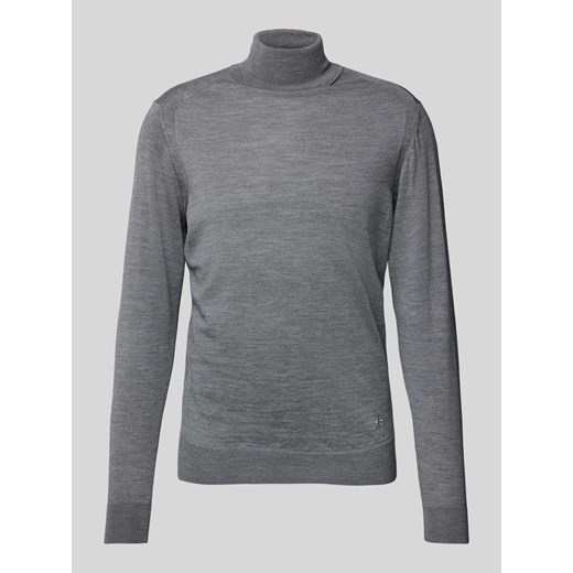 Sweter z dzianiny z golfem ze sklepu Peek&Cloppenburg  w kategorii Swetry męskie - zdjęcie 174817759