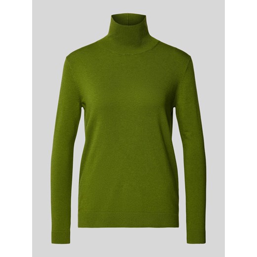 Sweter z dzianiny ze stójką model ‘KIKU’ ze sklepu Peek&Cloppenburg  w kategorii Swetry damskie - zdjęcie 174817928