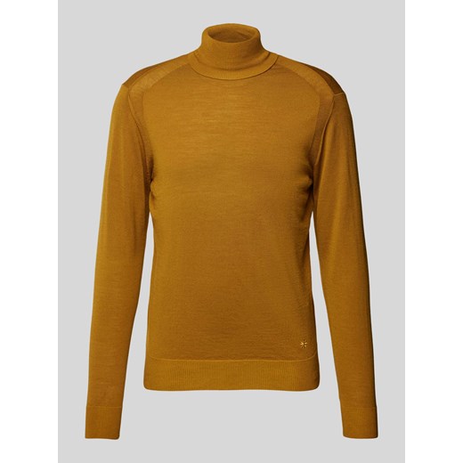 Sweter z dzianiny z golfem ze sklepu Peek&Cloppenburg  w kategorii Swetry męskie - zdjęcie 174817958