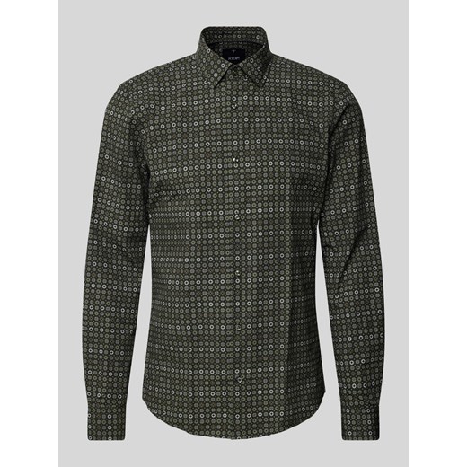 Koszula biznesowa o kroju slim fit z kołnierzykiem typu cutaway model ‘Pit’ ze sklepu Peek&Cloppenburg  w kategorii Koszule męskie - zdjęcie 174818049